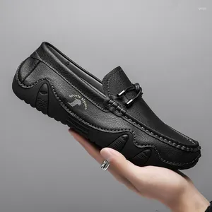 Casual Shoes Men's Loafers Spring Outdoor Work Classic Slip-On för Mens High Quality Mocassins Sneakers Driving