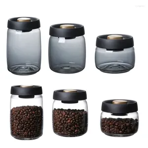 Storage Bottles Vacuum Coffee Canister Food Container Sealed Containers P15F