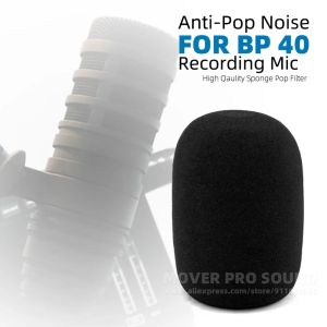 Accessories For Audio Technica BP40 BP 40 Shield Anti Pop Noise Filter Sponge Windshield Screen Windproof Microphone Mic Windscreen Foam