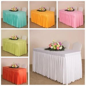 Table Cloth Modern Minimalist Uniform Colorful Rectangular Tablecloths Thickened Multicolored Large Skirt Anti -slip Tablecloth