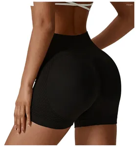 Frauenhose Frauen Yoga Shorts Hohe Taille Workout Fitness LiFess Bufness Ladies Fitness