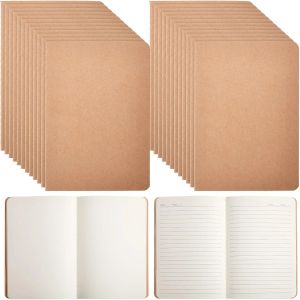 Notebooks A5 Kraft Paper Notebooks 8.3 x 5.5 Inch Travel Notebook Journals for Travelers Students Writing Diary Office School Supplies