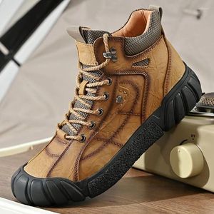 Sapatos casuais -estilo de hidromassagem masculino de botas de absorção respirável