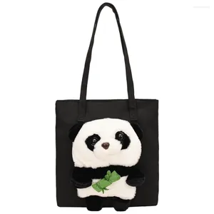 Bothes Women Cute Spell Bag Tela Tela adorabile ascella Chiusura con cerniera di grande capacità con peluche femminile semplice femminile borsetta femminile