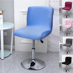 Chair Covers Spandex Elastic Cover Bar Seat Case Dining Office Stretch Protector De Chaise For Home Decor Chairs Silpcover