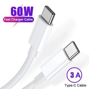 60 Вт с C до C Кабель Cable-C USB C PD Проводной шнур зарядного устройства для MacBook iPad Samsung Xiaomi Huawei Type C Cable C C.