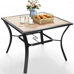 Camp Furniture Square Patio Dining Table Tables 37 