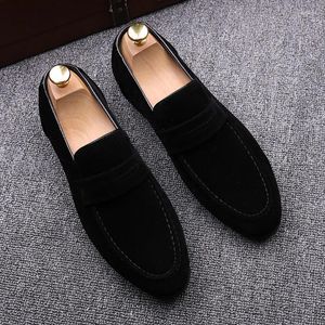 Casual Shoes Men's Leisure Wedding Party Wear Natural Leather Slip On Driving Shoe Bekväma loafers Zapatos de Hombre Mans Sneakers