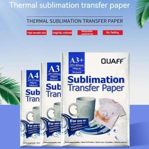 PAPEL A4 A3 A3+ SUBlimação Papel de transferência de poliéster Impressão de papel de transferência de calor Papel de cozimento de cozimento Hot Desenho 22,5*9,5cm