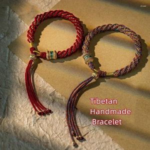 Bracelets de charme Hand Weaven Tibetan Blessing