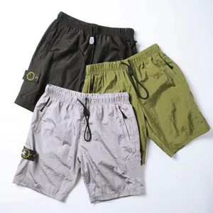 Letnie spodenki krótkie spodnie męskie spodnie solidne kolory spodnie swobodne pary pary joggery spodnie High Street Shorts for Man Refleksyjne krótkie damskie streetwear uliczny Hip Hop