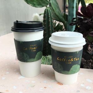 Disposable Cups Straws 50pcs Creative 500ml 700ml Matte Transparent Plastic Bubble Tea Cup 400ml Drink Coffee White Paper