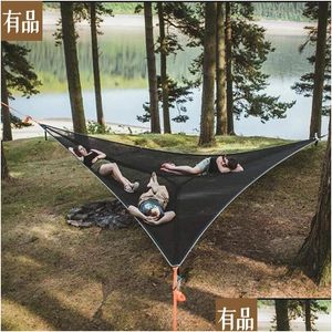 Controllo telecomando intelligente Nuovo Mtiperson Hammock3 Design punto Portable Hammock Mtifunctional Triangangle Aerial Tappet Vievi Dropiv Dhj3w DHJ3W