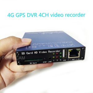 Gravador SDVR004Pro Mini DVR Câmera Gravação de vídeo WiFi 1080p Detecção de monitor RealTime Mobile DVR para câmera BNC GPS WIFI 4G