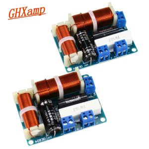 Acessórios Ghxamp 2 Way Crossover Audio Speaker Board Mini Tweeter Bass Bookshelf Hifi Loudspeaker Divisor Universal 80W 2pcs