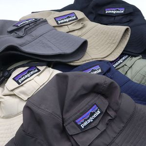 Nuovo pescatore femminile Summer Versatile Pocket Tourism Outdoor Mountaine Sundi di sole e Cappello per cappelli da pesca per la crema solare Capo