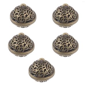 Party Supplies 5 Pcs Vintage Bell Pendant DIY Bells Xmas Decor Bracelet Metal Christmas Decorations For Crafts Hanging Charms Wedding