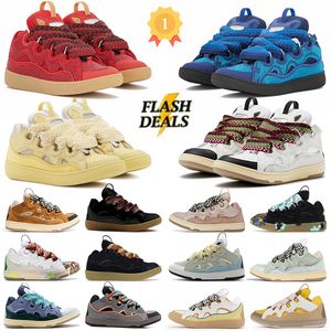 Designer shoes Curbss Sneakers lavines shoes Mesh Laceup Sneaker lavinss Embossed Leather Mens Womens lavinas In Nappa Calfskin Shoe Platform shoes