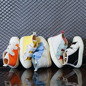Canvas Bebek Çocuk Ayakkabıları Çalışma Siyah Beyaz Pembe Renkli Bebek Erkek Kız Kızlar Toddler Spor Tabakaları Çocuk Ayak Koruma Sıradan Ayakkabılar I9RG#