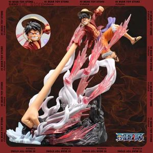 Action Toy Figures One Piece Anime Figure Luffy Figures Enies Lobby Series 29cm Long Hand Luffy PVC Model Collection Room Cars Ornament Kids Gifts L240402