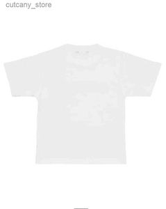 티셔츠 키즈 키즈 소년 여자 여름 짧은 장보 티셔츠 퍼지 단어 조조 브랜드 어린이 셔츠 느슨한 반면 티 탑 베이비 의류 플러스 크기 L46