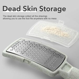 Colossal Foot Scrubber Foot File Foot Rasp Callus Remover rostfritt stål Fot Grater Foot Care Pedicure Tools Tools