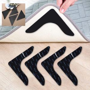 Badmattor 16/8/4st Rug Grippers matta som inte glider klistermärke Triangel Återanvändbar Gripper Mat Floor Tape Corner Pad