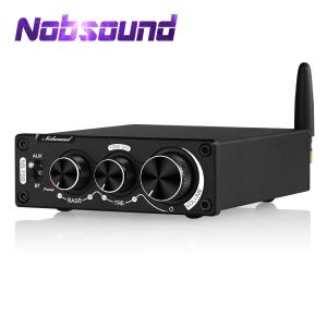 Amplificador Nobsound Mini Bluetooth 5.0 TPA3116 Amplificador de áudio digital HIFI Classe D Power AMP 100W*2 para falantes domésticos