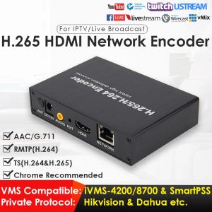 Schede H.265 1080p Encoder video HDMI Adatto per la conferenza di sorveglianza CCTV IPTV trasmissione in diretta su YouTube Facebook TS RTMP DDNS