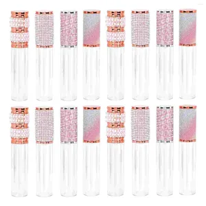 Storage Bottles 20 Pcs Lip Gloss Tube Container Liquid Containers Pearl Refillable Lipstick DIY Abs Empty