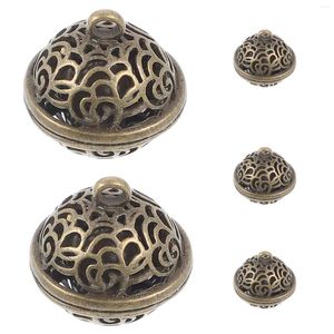 Partyzubehör 5 PCs Vintage Bell Anhänger Mini Bells Dekor Charme Metall Weihnachtsdekorationen hängen