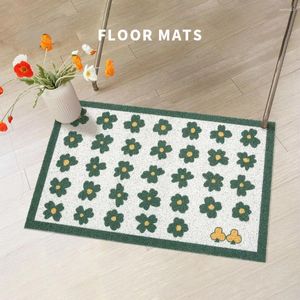 Carpets Checkerboard Shape Non-Slip Entrance Hallway Kitchen Bedroom Bathroom Welcome PVC Door Mat Area Floor Rugs Carpet