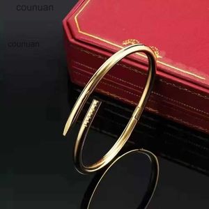 Luxury Nail Bracelet Designer Bracelet Fashion Cuff Bracelet for Men Women Couple Bangle Gold Bangle Designer Jewelry Valentines Day Gift