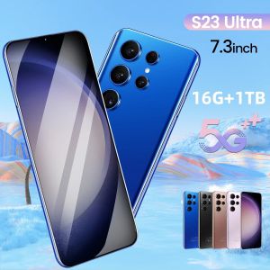 Global Version S23Ultra Smartphone 6Inch 3GB+64GB 4G Android 13 Mobile Phones Facial ID Dual Sim Cell Phone