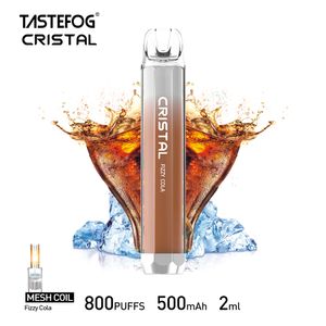 Top Quality Crystal Bar 800 Disposable Pod Big Cloud Vape TASTEFOG CRISTAL