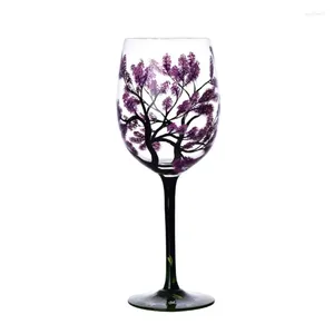 ワイングラスフォーシーズンズツリーグラスガラスガラスの白い赤またはカクテルドロップ