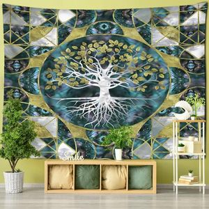 Tapestries Mandala Home Decor Tapestry Tree Of Life Wall Decoration Vintage Room Bedroom Living Backdrop Murale