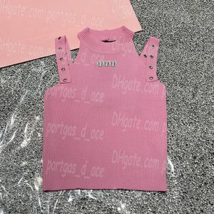 Designer Women Giusts Tops di lussuoso Topserie estate Serbatoi a maglia a più colori Maglietta