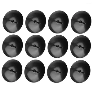 Candle Holders 12 Pcs Holder Black Taper Fixing Stand Delicate Supply Candlestick Household Iron