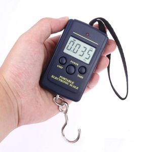 Hushållsskalor 10g 40 kg Digital Home LCD Display Hanging Hook Lage Fishing Weight Scale Fashion Portable Mini Electronic OOA10006 DHSCX