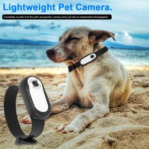 Dog Collars Tracker Collar Anti-Lost Cat Pet Camera 1080p HDワイヤレスビデオ録画WiFiミニカム用品なし