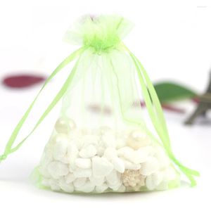 Geschenkverpackung 100pcs/Pack Draw String Bag Paket Halter Aufbewahrungscontainer Party Hochzeit Candy Wraping Beutel Packtaschen Accessoire