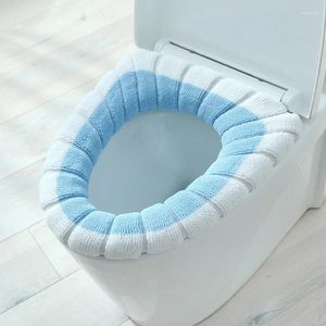 Toilet Seat Covers Universal Cover Mat Home Winter Warm Lid Cushion Soft Washable Bathroom Accessories Wholesale