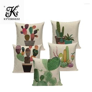 Travesseiro moda africana tampa de planta tropical Cactus travesseiro de banco de banco/cadeira/cadeira/escritório decoração de sofá personalizada