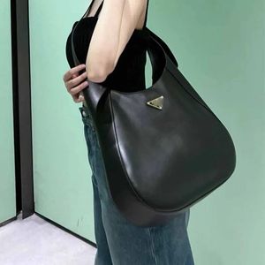 Large crossbody bag Cowhide designer shopping bag HELOISE hobo purse Luxury women's shoulder Tote bag Vintage Cleo Clutch pochette with leather Travel Totes 40cm