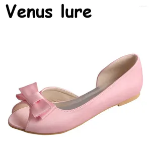 Casual Shoes Custom Handmade Women Ballet Flats Pink Peep Toe Bridal Size 12