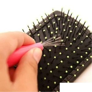 Hair Accessories New Mini Brush Combs Cleaner Embedded Tool Plastic Cleaning Handle Care Salon Styling Drop Delivery Products Tools Dhh86