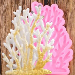 Moldes de cozimento coral silicone bolo bolo de borda fofa molde Diy Ferramentas de decoração de festas