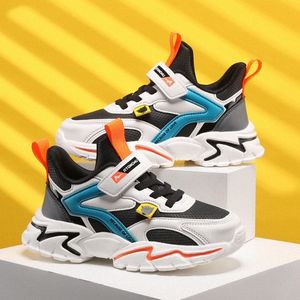 Crianças tênis de tênis casual sapatos de criança que administra crianças jovens malha de basquete esportivo de basquete Spring Autumn Big Boys meninos Athletic Kid Shoe Tamanho 28-39 O1CQ#