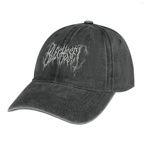 Berets BLEGHSSED METALCORE BLEGH Design Cowboy Hut Bobble Sun Cap UV Schutz Solar Frauenhüte für die Männer